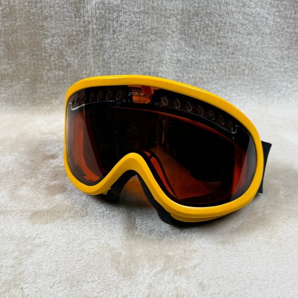 Smith Optics PMT Airflow Ski Snowboard Goggles Yellow Frame Orange Lens - Picture 1 of 8